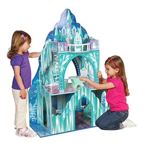 Barbie Frozen Dollhouse Kid Design Castle Anna Elsa Playhouse Ice