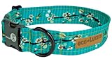eco-Lucks Dog Collar, Hong Kong Sea, Medium 12" x 20"
