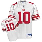 Reebok New York Giants Eli Manning Youth Replica White Jersey