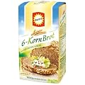 Aurora 6-Korn Brot Brotbackmischung, 6er Pack (6 x 500 g)