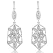 One of a Kind 1/2ctw Round-Cut Diamond Earrings in 18kt White Gold (HI/SI)