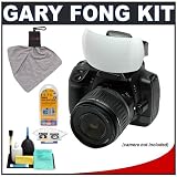 Gary Fong The Puffer Pop-up Flash Diffuser + Accessory Kit for Canon, Nikon, Olympus and Pentax Flashes