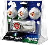 Iowa State Cyclones 3 Golf Ball Gift Pack w/ Kool Tool - NCAA College Athletics