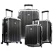 Traveler's Choice Luxembourg Luggage 4-pc. Set - Charcoal