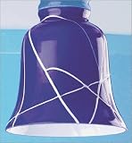 Westinghouse Lighting 81233 Blue Ceiling Fan Light Shade with White Splatter Design