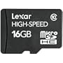 Lexar 16GB Handy MicroSDHC Card Class 10 High-Speed Micro SDHC Bis 12MB / s schreiben und bis zu 20MB / s Lesen mit freien SD-Adapter und High Speed USB Reader