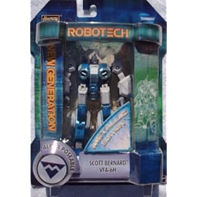  Robotech New Generation 2003 San Deigo Comic Con Exclusive Scott Bernard VFA-6H Alpha Super Poseable Action Figure