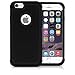iPhone 6 Case, MagicMobile® Rugged Dual Durable Armor Case for iPhone 6 Impact Resistant Shockproof Double Layer Hard Shell Case with Soft Flexible Black Silicone Skin Cover [ Color: Black ] (Compatible Only with iPhone 6 [4.7])