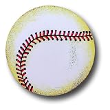 One World - Baseball Drawer Pull