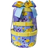Mothers Day Fancy Floral Gourmet Snacking Gift Tower