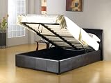 NEW DOUBLE BROWN FUSION OTTOMAN STORAGE BED MEGA OFFER NOW ON
