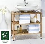 Wenko 8272500 Waschbeckenunterregal Nordic FSC