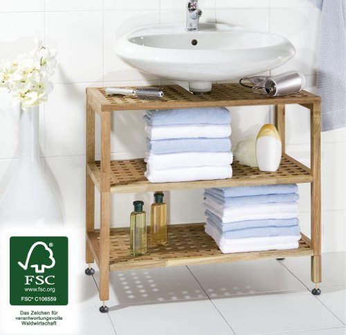 Wenko 8272500 Waschbeckenunterregal Nordic FSC