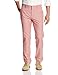 Haggar Men's Vintage Slim Fit Flat Front Red Plaid Pant