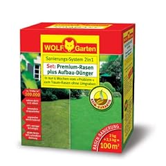 WOLF-Garten Sanierungs-System 2 in 1 Set: Premium-Rasen plus Aufbau-D�nger
