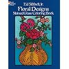 Floral Designs Stained Glass Coloring Book (Dover Nature Stained Glass Coloring Book)