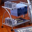 Futura File Caddy in Silver Finish By Studio RTA Furniture