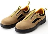 Trucker Slip On Safety Shoes 200J Toecap UK 6.5 (Tan) 82153