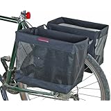 Bushwhacker Omaha - Bicycle Grocery Pannier Cycling Rack Basket Bike Rear Bag - Sold as Pair