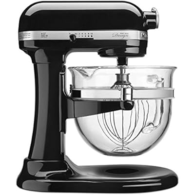 Kitchenaid Pro 600 Stand Mixer Design Seres 6-qt Glass Bowl Onyx Black Kf26m22ob