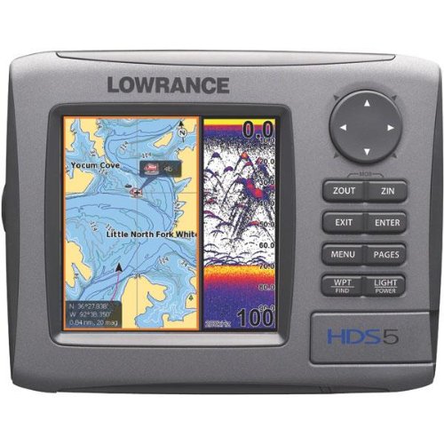 New Lowrance 000 0140 26 Hds5 Baja Gps Chartplotter High Speed Secure Digital Card Slot