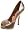 Badgley Mischka Women's Lissa Open-Toe Pump,Platinum,5.5 M US