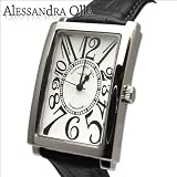 ALESSANDRA OLLA FIRENZE　（アレサンドラオーラ）　本革カーフベルトウォッチ　ホワイト　AO-4500-WH