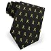 Yellow Ribbon for Support Our Troops Tie by The American Necktie Co - Black Microfibe...