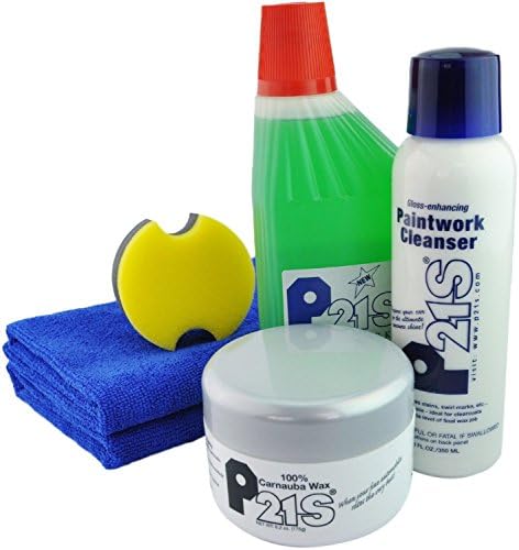 P21S 100% Carnauba Wax, Paintwork, Bodywork and Microfiber Combo