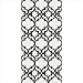 Handcrafted Painted Gate Wallpaper Color: Black / Ivory