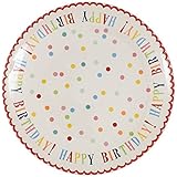 Happy Birthday Stoneware Cake Plate