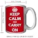 Keep Calm and Carry On Coffee Mug, World War II Image on Mug! - 15 ounces