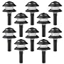 Intermatic LX10610T25 Malibu 10-Pack Low-Voltage Plastic Lights with 44-Watt Power Pack and 50-Foot Cable, Black