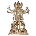 Collectible Figurines Hindu Religious Brass Statue Brahma Vishnu and Shiva 12 x 7 x 4.5 inches (tridev002)