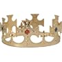 Rubies Maltese Crown, Gold, One Size