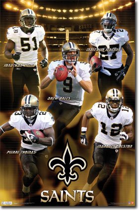New Orleans Saints Team Poster 5292