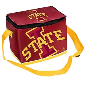 Iowa State Cyclones NCAA Big Logo Zippered Lunch Bag