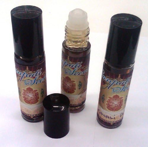 Ganpati Scents Fragrance Oil 10ML,3Pcs (Roll On)