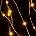 Copper Wire Lights Strings, LTROP 16ft 50 LED Battery Powered Starry String Lights, Ambiance Lighting Décor Rope Light for Outdoor, Garden, Home, Party, Christmas (Battery Not Included)- Warm White