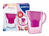 【カートリッジもう1個 数量限定】BRITA(ブリタ)ポット型浄水器 マレーラCool ルミナス ファンキーパープル(1.4リットル)