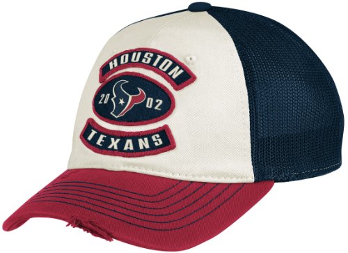 NFL Men's Houston Texans Lifestyle Slouch Flex Hat - EQ77Z (Multi, Small/Medium)