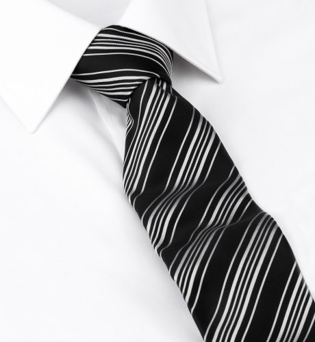 Slim Fit Machine Washable Fine Stripe Tie