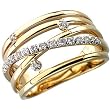 14K Yellow Gold Diamond Ring - 0.16 Ct.