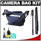 Vanguard Sydney 27 Messenger Digital SLR Camera Bag/Case (Blue) + Monopod K ....