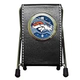 Denver-Broncos Pen Holder Desk Clock