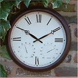 Kitchen & Housewares : Outdoor Antique Rust Clock (DS1029)