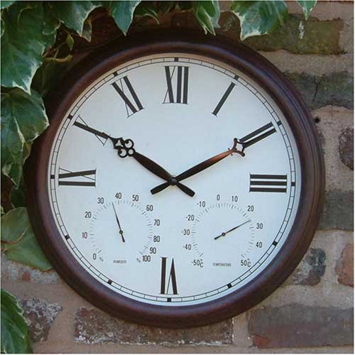 West Meters Outdoor Antique Rust Clock (DS1029)