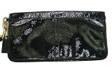 Coach Black Patent Leather Clutch Wristlet 13269