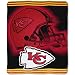 Kansas City Chiefs NFL Royal Plush Raschel Blanket (Tonal Series) (50 x 60