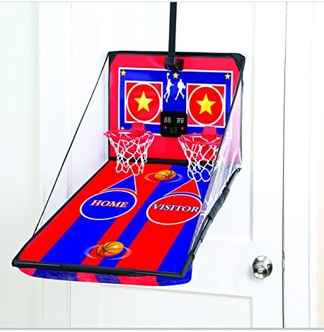 Electronic Over The Door Double Basketball Game